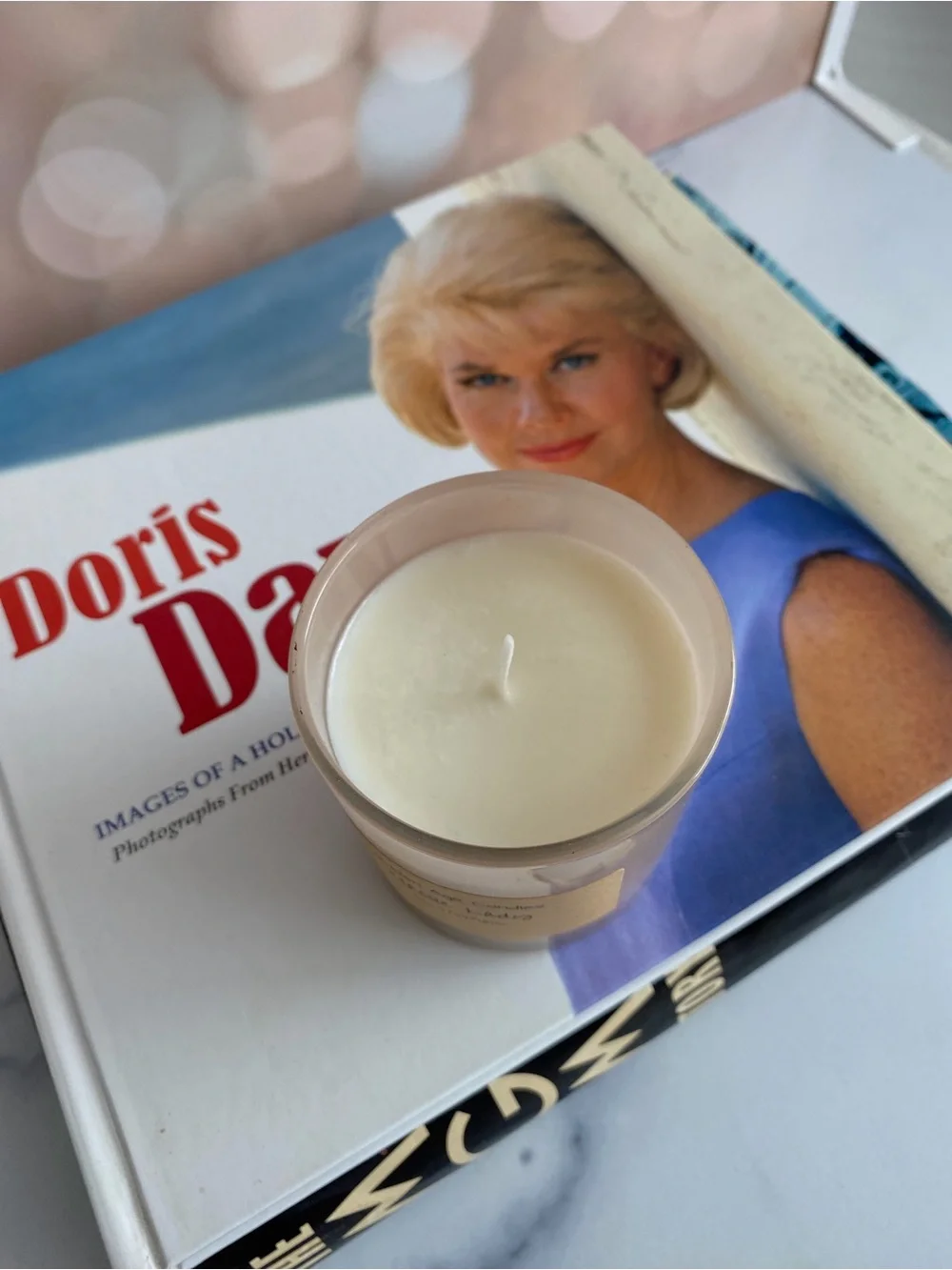 Old Hollywood Classic Lady Soy Wax Candle and Collage Gift Set